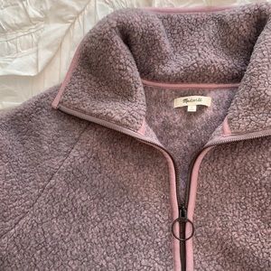 Madewell purple fleece